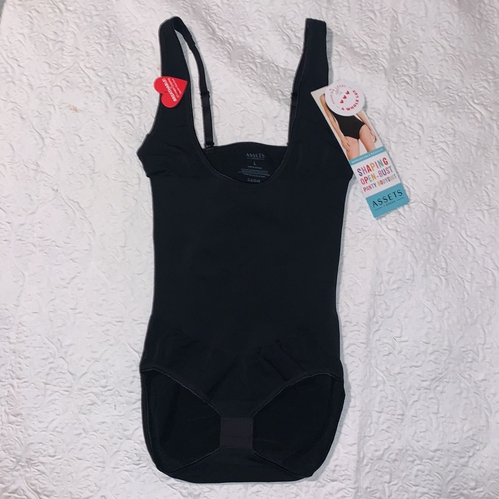 Assets by Spandex Open Bust Bodysuit - Picture 5 of 12
